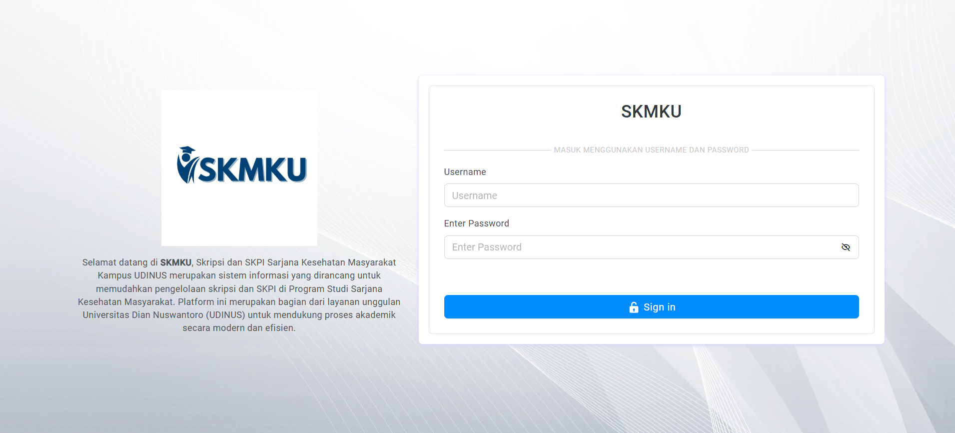 SKMKU website preview image