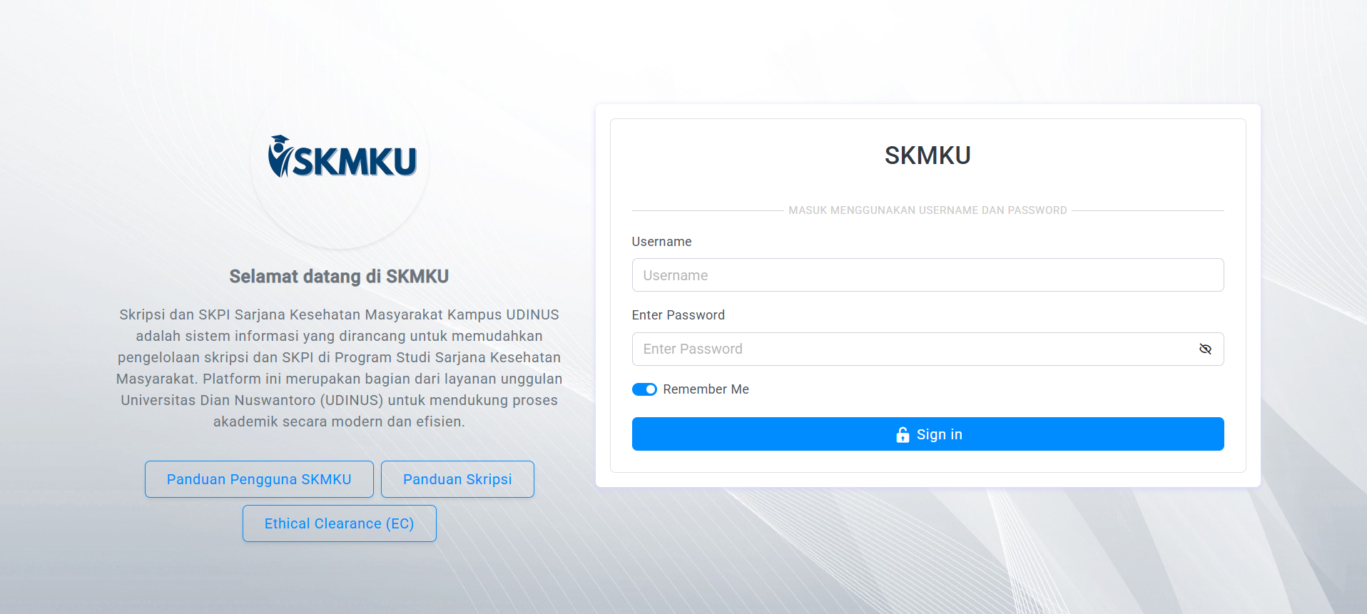 SKMKU website preview image